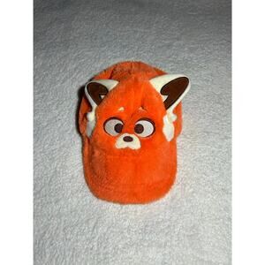 Disney Parks Pixar Turning Red Mei Red Panda Furry Fuzzy Adult Cap